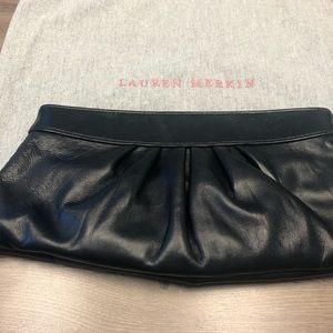 Lauren Merkin black clutch bag